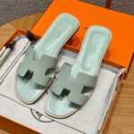 Hermes Oran Epsom Sandal, Menthe