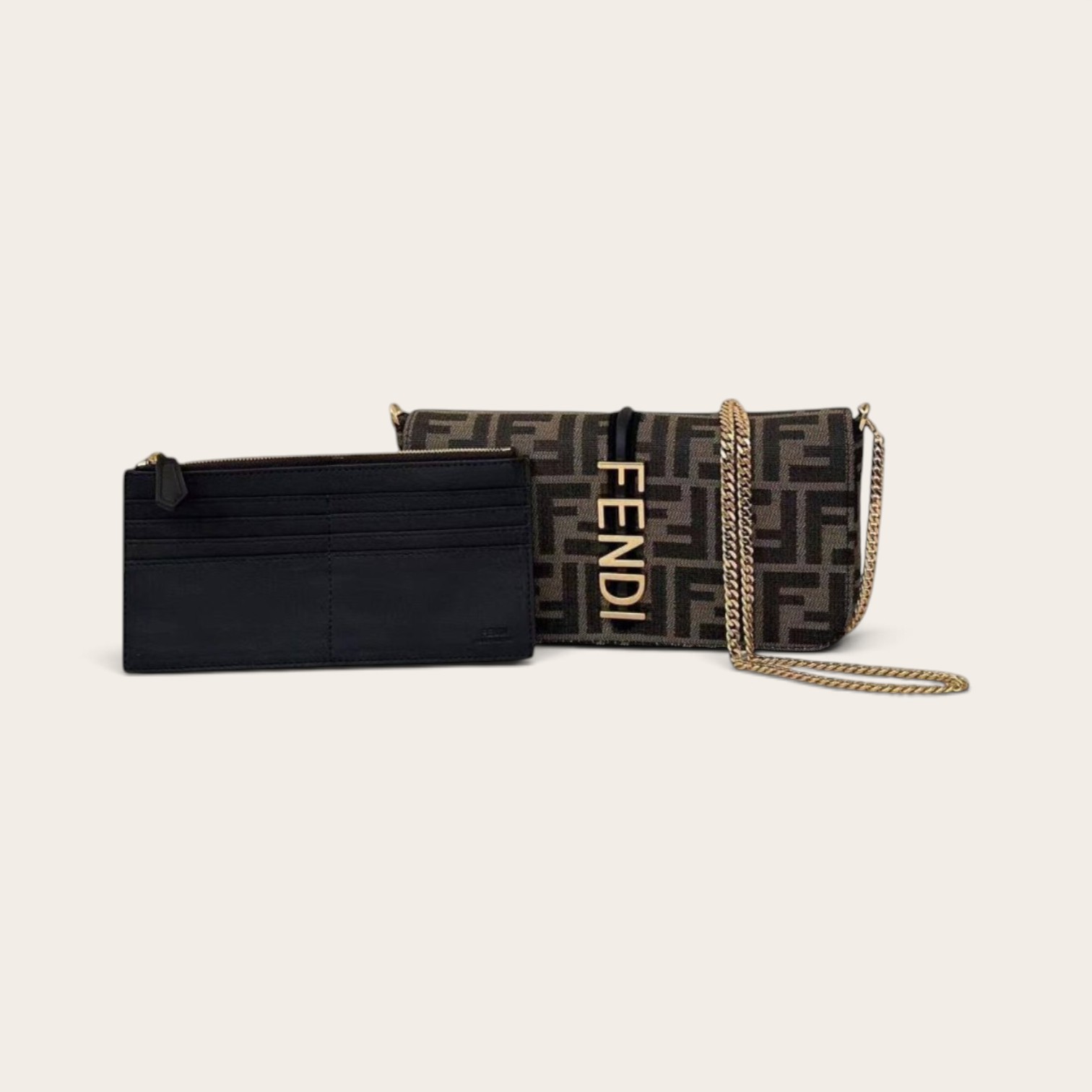 Fendi Fendigraphy Wallet on Chain - Image 2