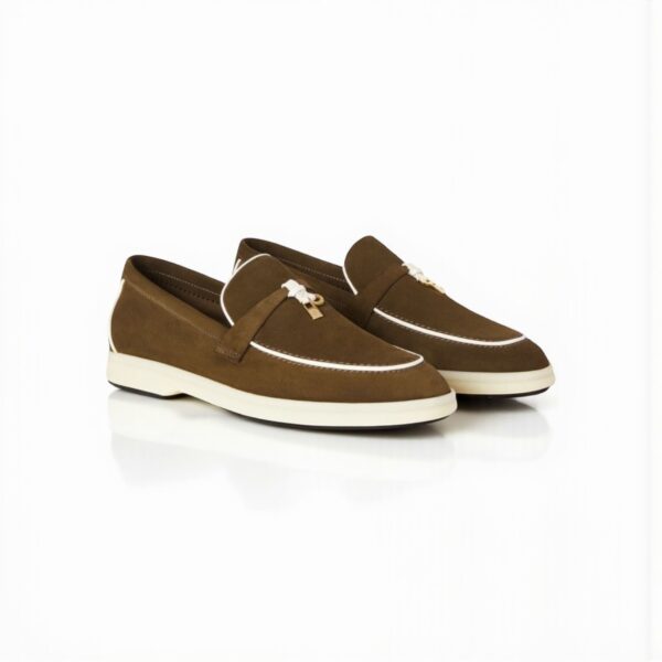 Loro Piana Summer Charms Walk Loafer Suede - Sicilian Capers