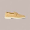 Loro Piana Summer Charms Walk Loafer Suede - Hinoki Wood - Image 3