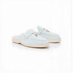 Loro Piana Babouche Charms Walk Loafer Suede - Sapphire Blue