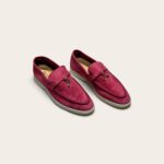 Loro Piana Summer Charms Walk Loafer Suede - Dried Rose Red