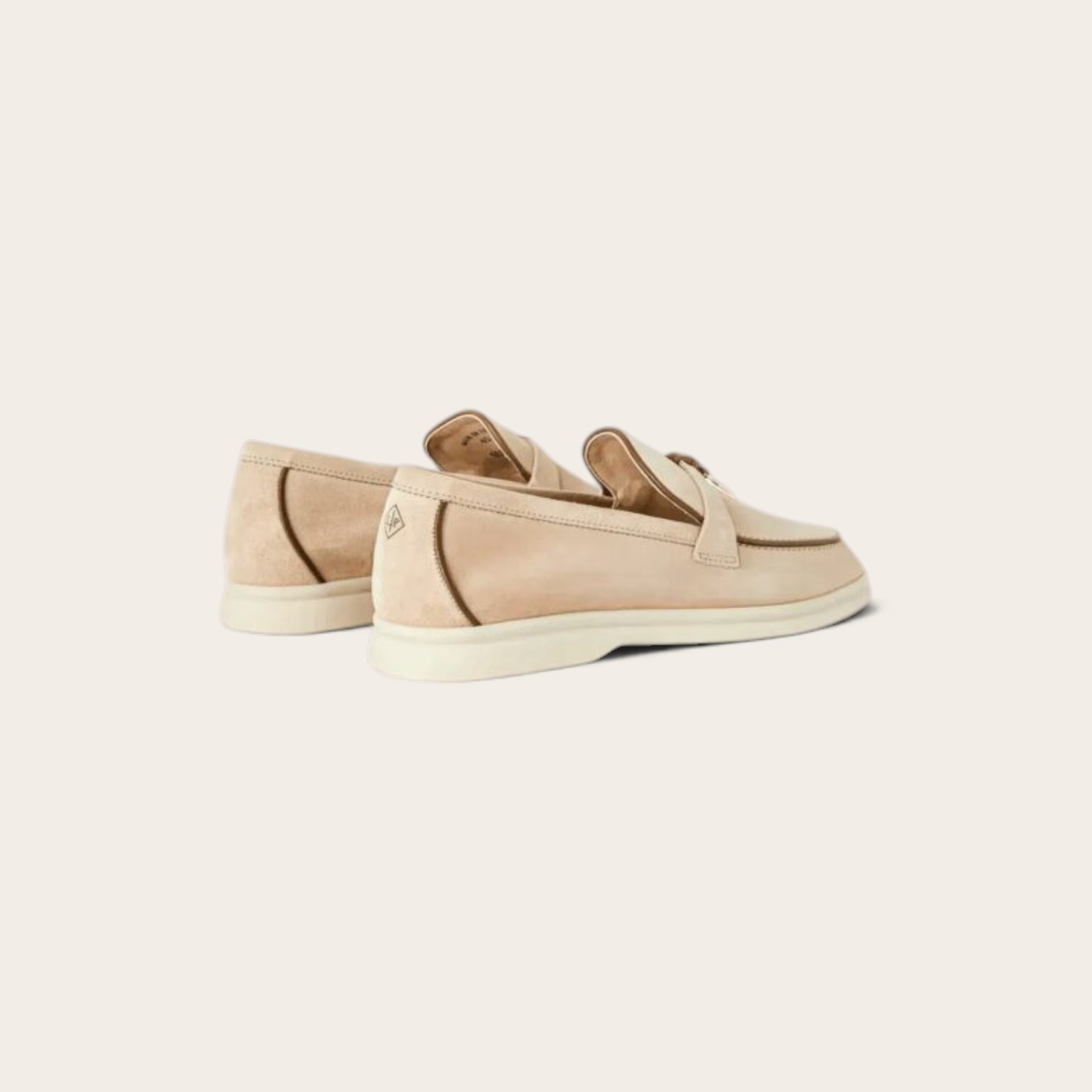 Loro Piana Summer Charms Walk Loafer Suede - Natural Light Camel - Image 3