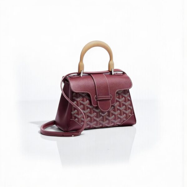 Goyard Saïgon Souple Mini Bag - Burgundy
