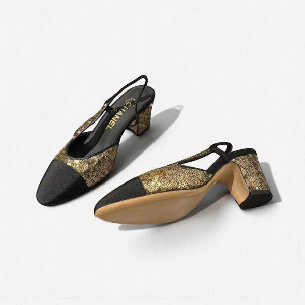 Chanel Slingback Heels