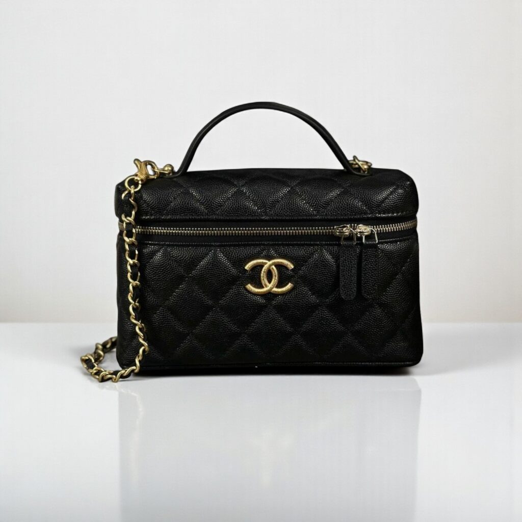 Chanel Top Handle Long Vanity Case