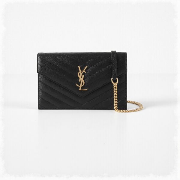 YSL Cassandre Envelope Chain Wallet