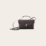 Bottega Veneta Intrecciato Knot Lock Crossbody Bag