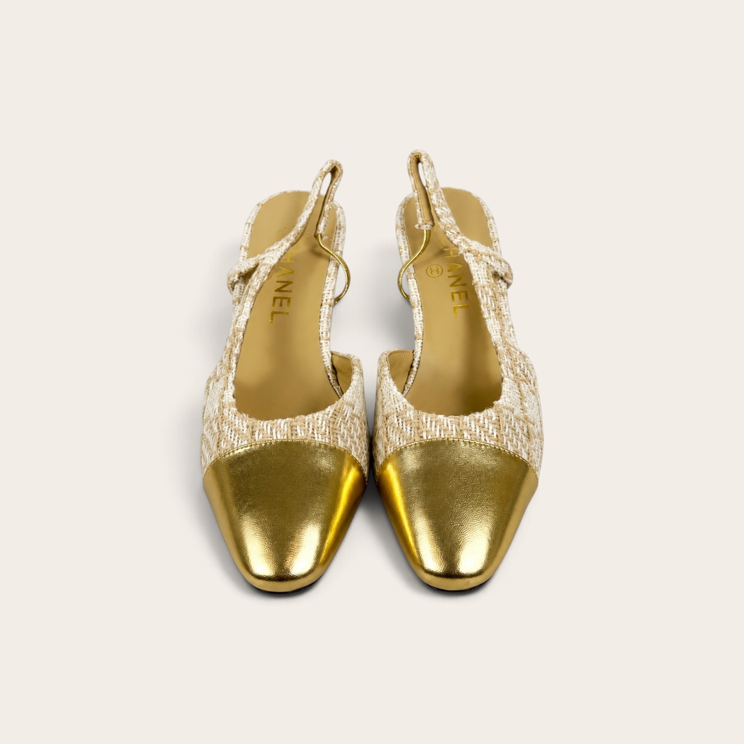 Chanel Slingback Heels - Image 2