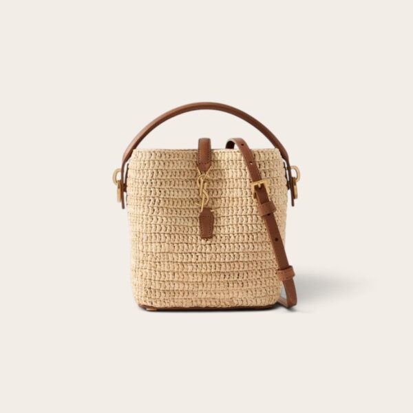 YSL Le 37 Mini Raffia Bag