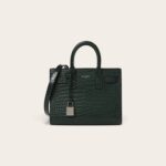 YSL Sac De Jour in Crocodile-Embossed Leather - Nano