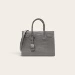 YSL Sac De Jour in Crocodile-Embossed Leather - Nano