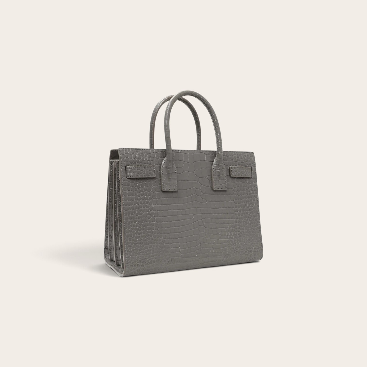YSL Sac De Jour in Crocodile-Embossed Leather - Nano - Image 2
