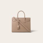 YSL Sac De Jour in Crocodile-Embossed Leather - Small