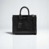 YSL Sac De Jour in Crocodile-Embossed Leather - Small