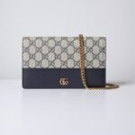 Gucci GG Marmont Bi-Color Mini Chain Bag