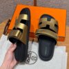 Hermes Chypre Sandals, Dore - Image 8
