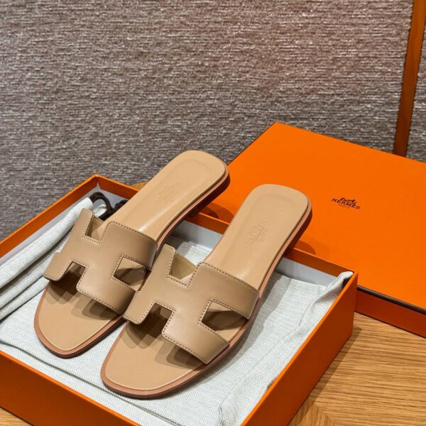 Hermes Oran Sandal Soft - Beige Albinos