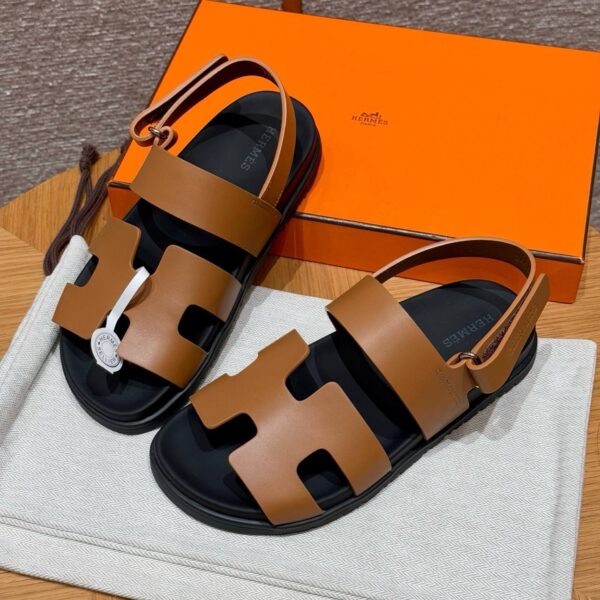 Hermes Genius Sandal, Naturel