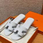 Hermes Oran Epsom Sandal, Blue Chacier