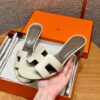 Hermes Oasis Sandals, Swift Craie - Image 8