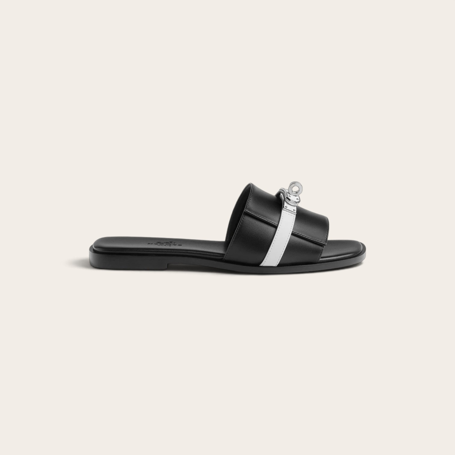 Hermes Giulia Sandals silver hardware - Image 2