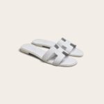 Hermes Oran Epsom Sandal, Blue Chacier