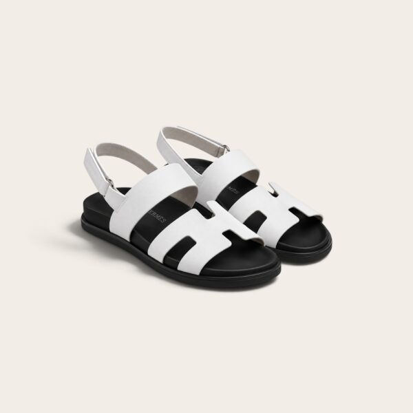 Hermes Genius Sandal, Blanc