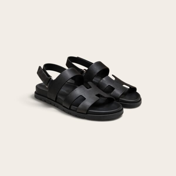 Hermes Genius Sandal, Noir