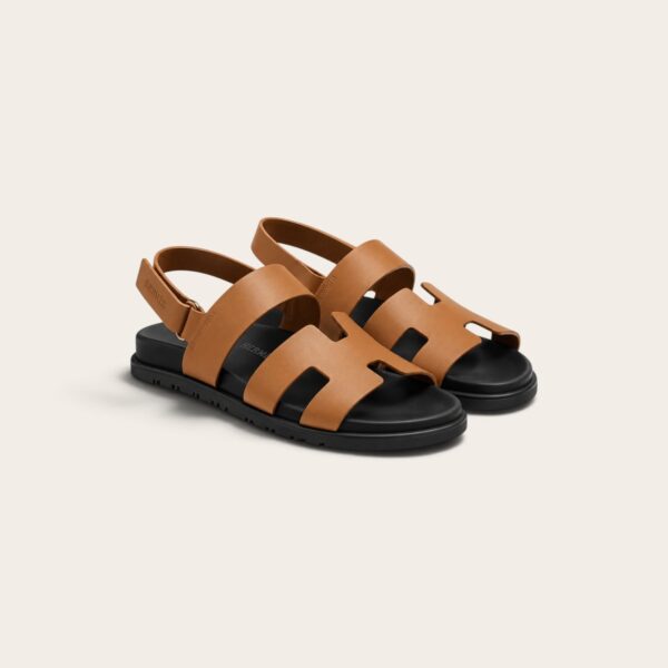 Hermes Genius Sandal, Naturel