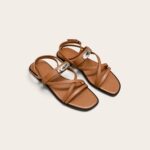 Hermes June Sandal, Naturel