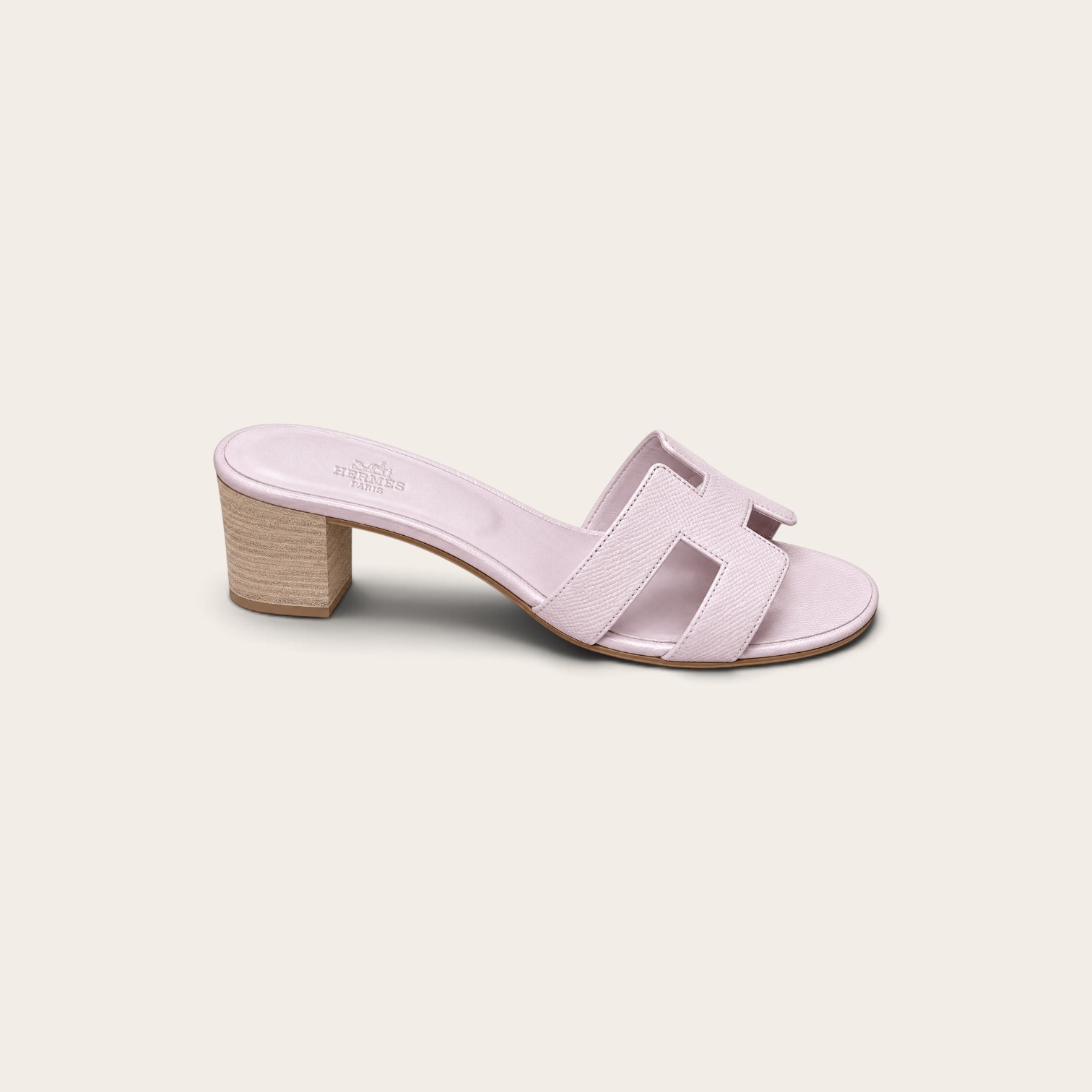Hermes Oasis Sandals, Epsom - Terre Cuite - Image 2