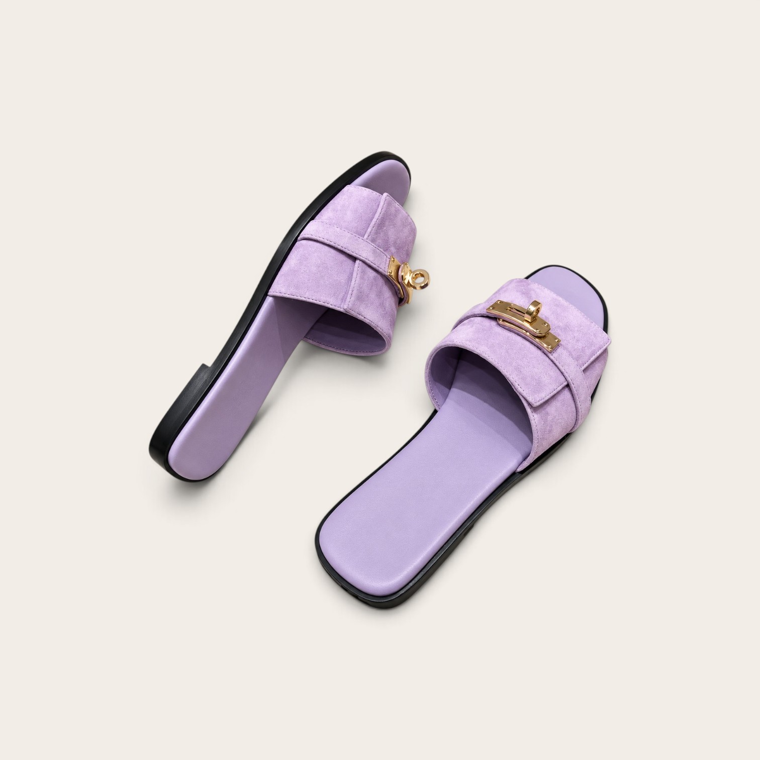 Hermes Giulia Sandals Gold hardware - Image 4