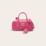 Miu Miu Arcadie Matelassé Leather Tote Bag