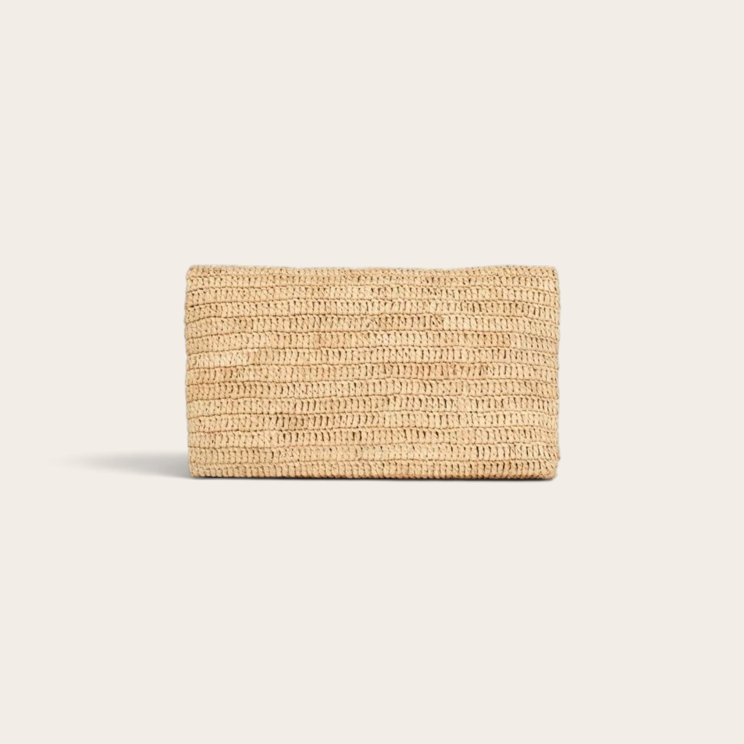 YSL Raffia Cassandre Envelope Pouch - Image 5