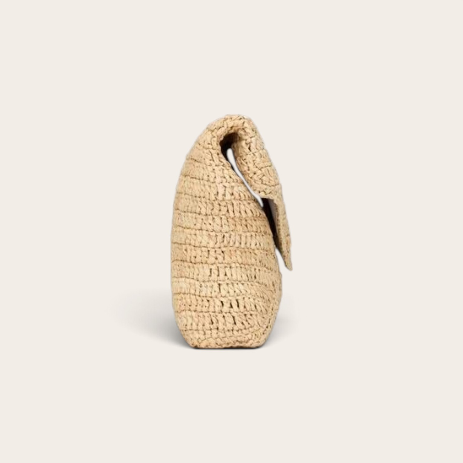 YSL Raffia Cassandre Envelope Pouch - Image 3