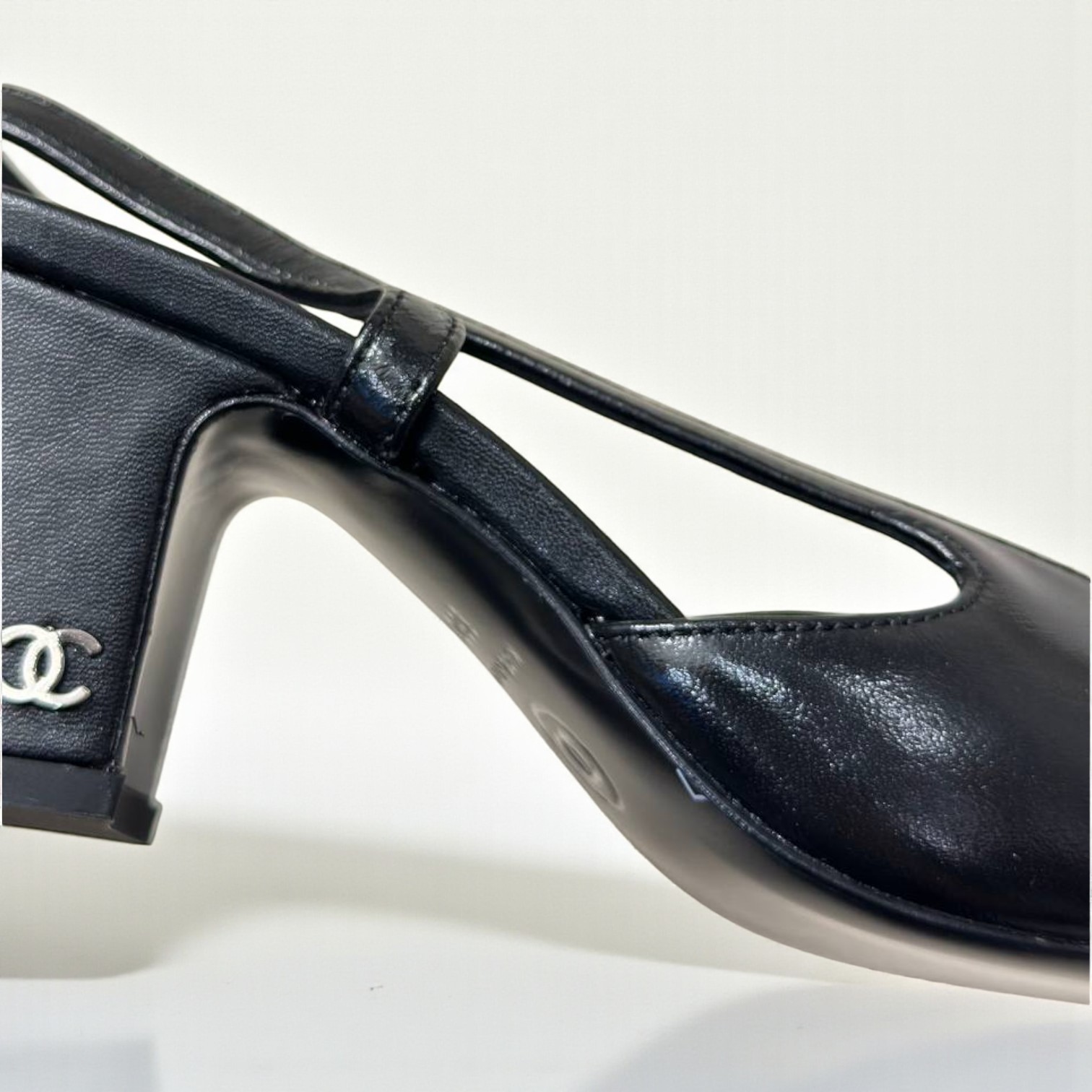Chanel Slingback Heels - Image 5