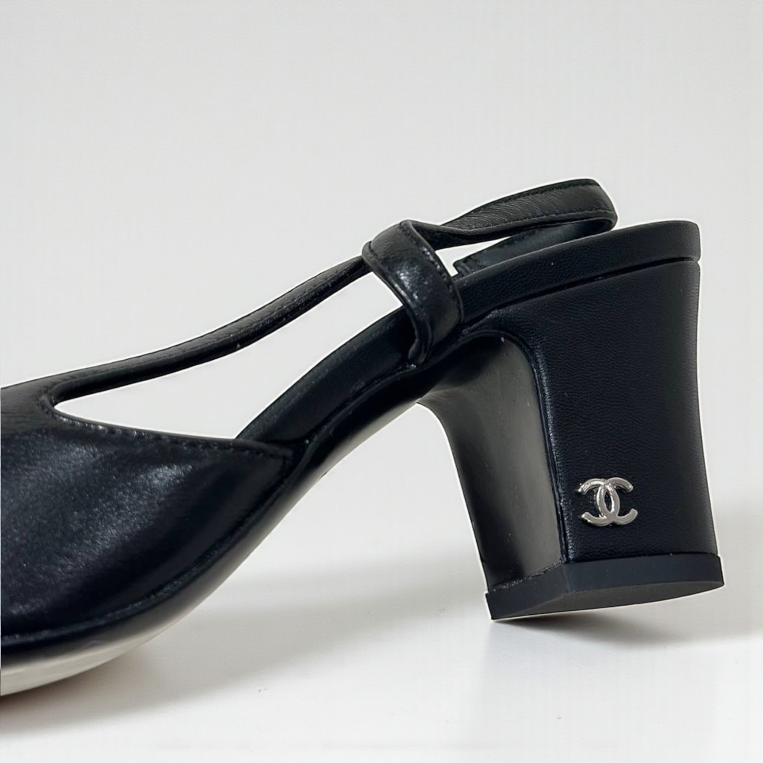 Chanel Slingback Heels - Image 6