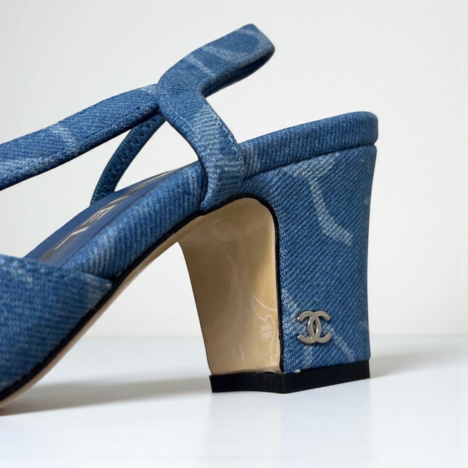 Chanel Slingback Heels - Image 7