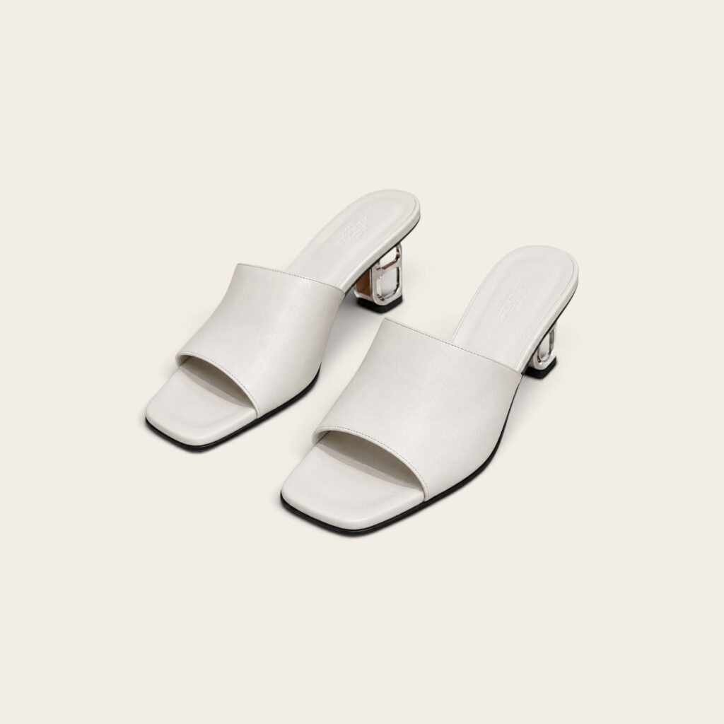 Hermes Iconique 60 Sandals - white