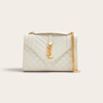 YSL Medium Envelope Matelassé Shoulder Bag