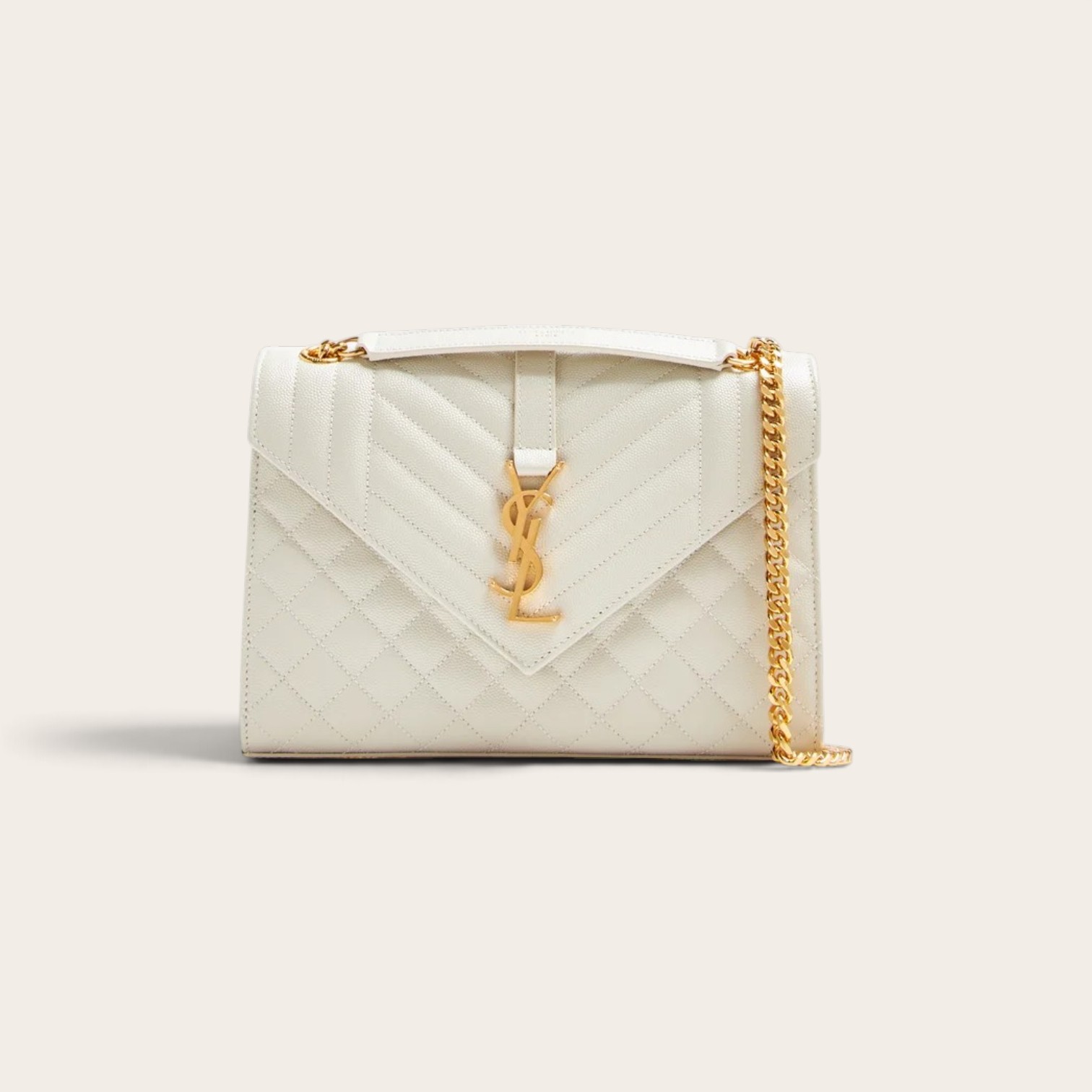 YSL Medium Envelope Matelassé Shoulder Bag