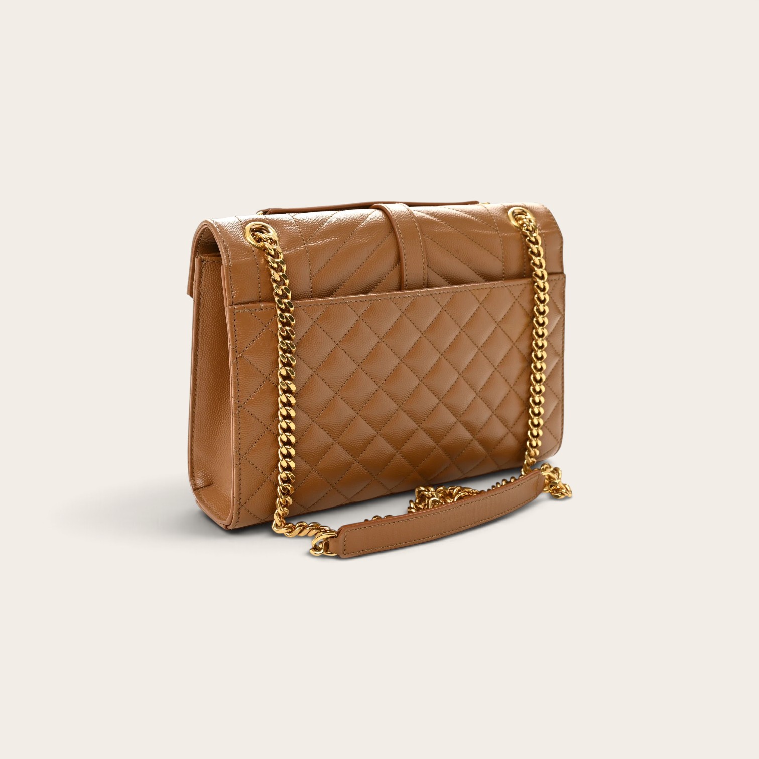 YSL Medium Envelope Matelassé Shoulder Bag - Image 2