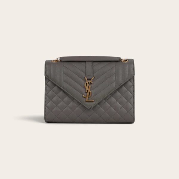 YSL Medium Envelope Matelassé Shoulder Bag