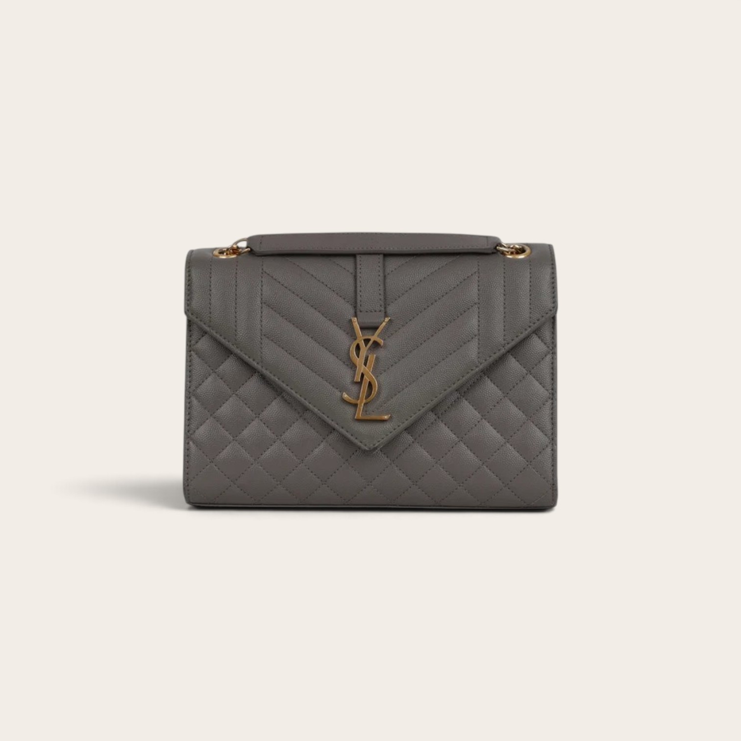YSL Medium Envelope Matelassé Shoulder Bag