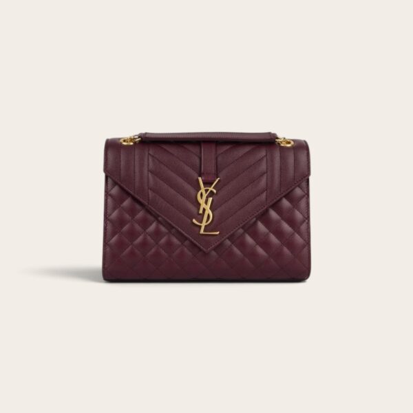 YSL Medium Envelope Matelassé Shoulder Bag
