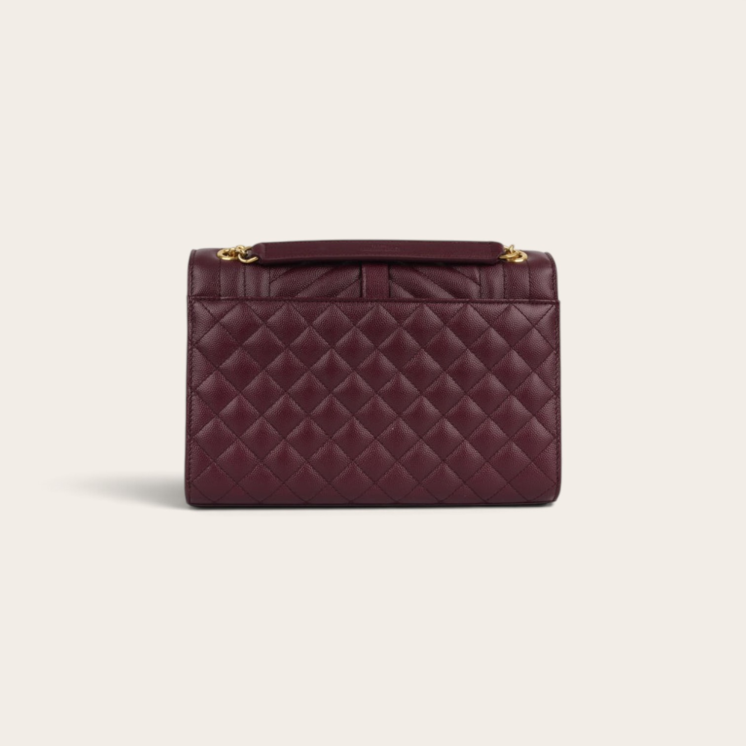 YSL Medium Envelope Matelassé Shoulder Bag - Image 4