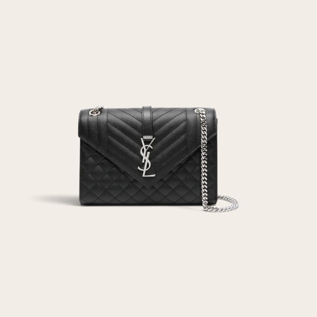YSL Medium Envelope Matelassé Shoulder Bag