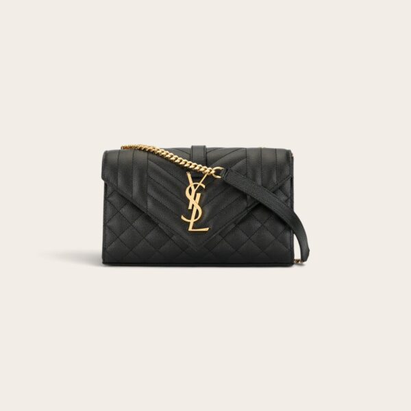 YSL Small Envelope Matelassé Shoulder Bag