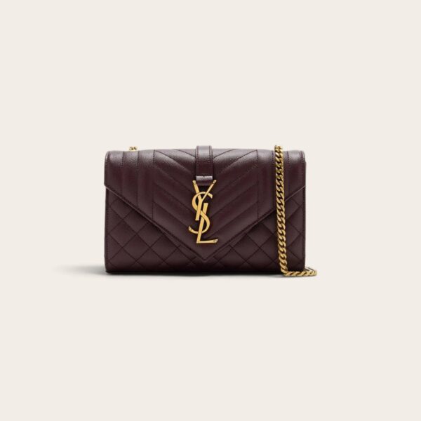 YSL Small Envelope Matelassé Shoulder Bag